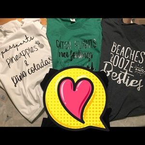 T shirt’s (set of 3) (never worn)